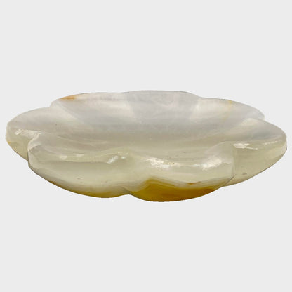 Afghan Jade Flower Trinket Bowl #1