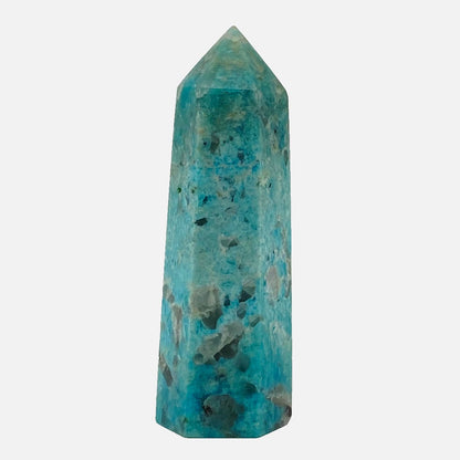 Amazonite with Smokey Quartz Point #1