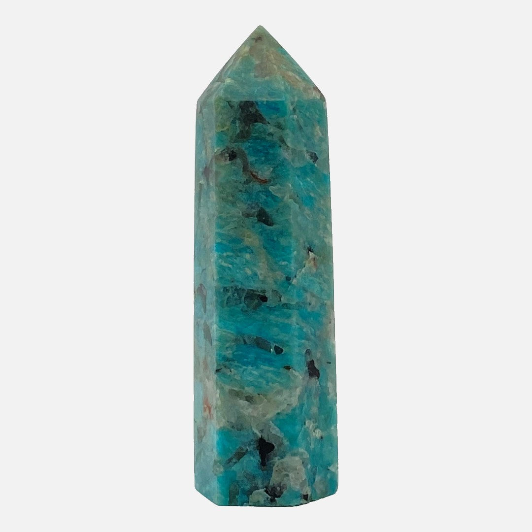 Amazonite with Smokey Quartz Point #5