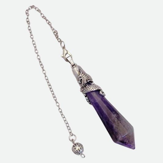 Amethyst Dragon Pendulum #2 - Large