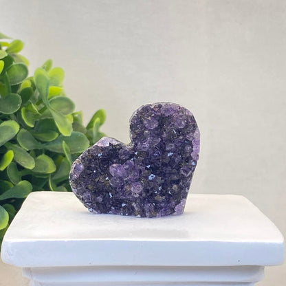 Amethyst Heart Cluster #1 - Small