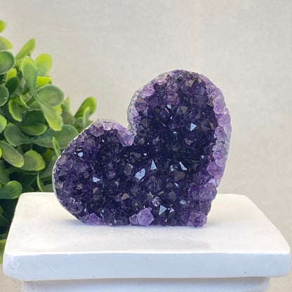 Amethyst Heart Cluster #7