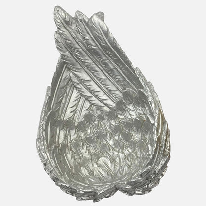 Angel Wings Sphere Stand/Bowl - Silver