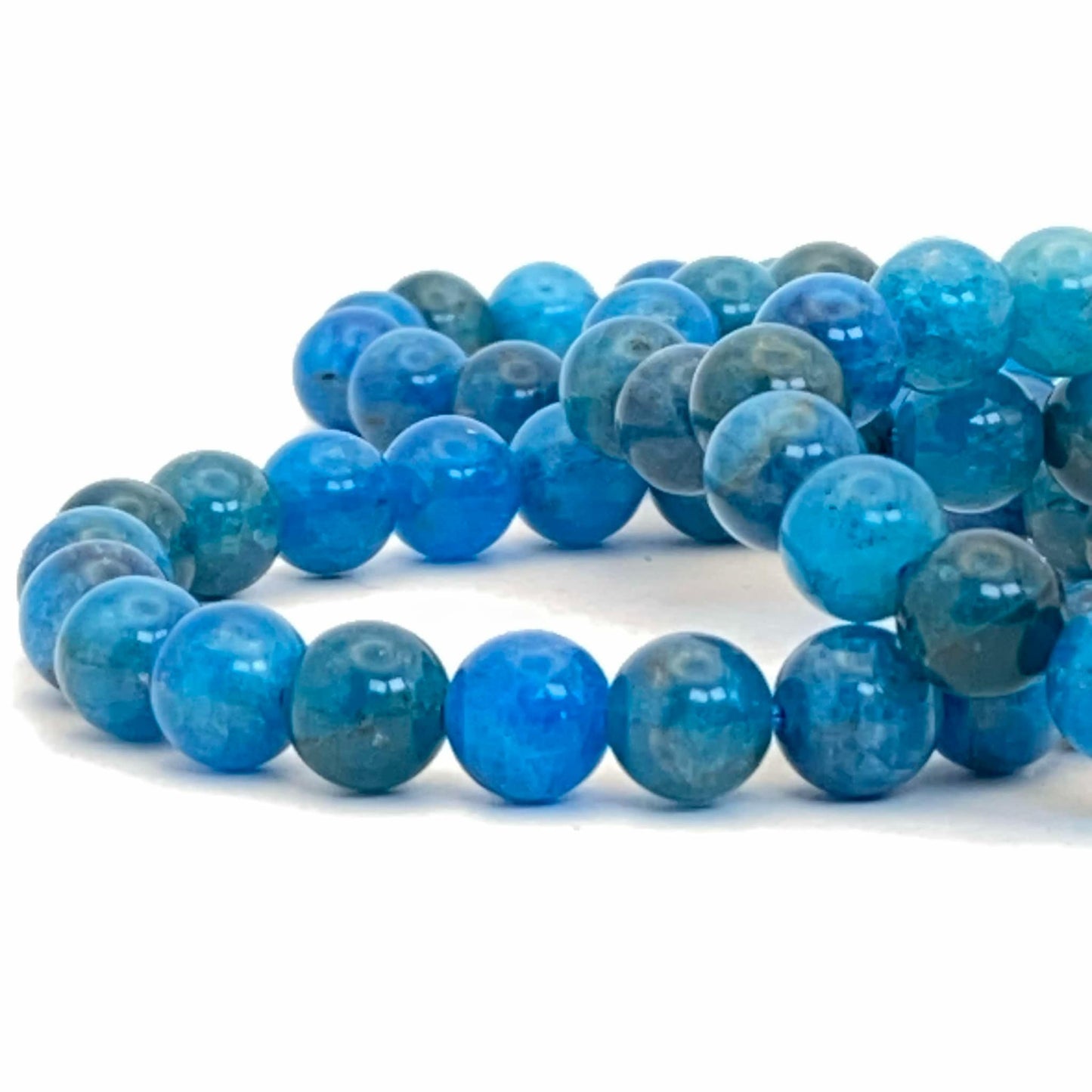 8mm Apatite Stretch Bracelet - Standard & Relaxed-Fit!