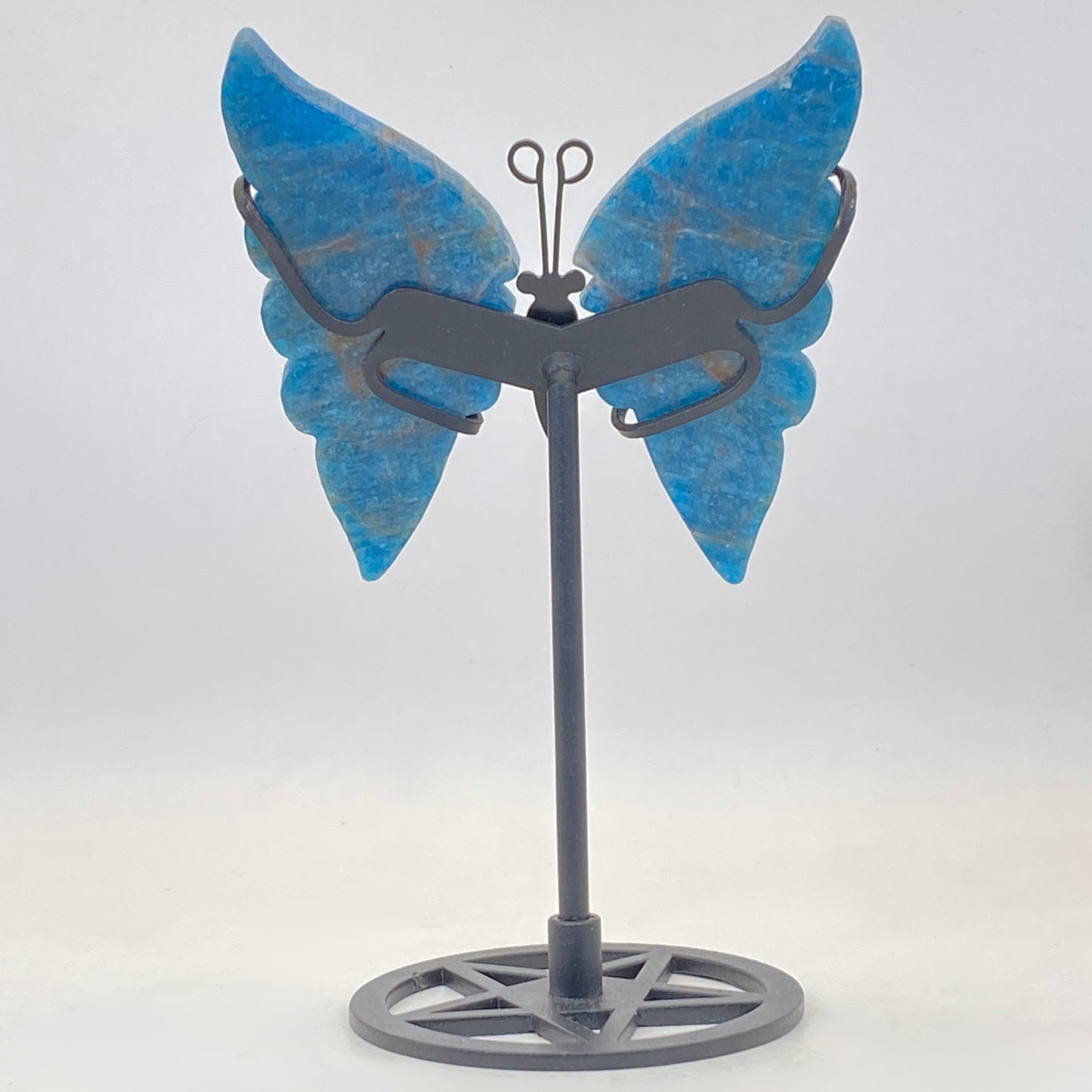 Apatite Butterfly Wings on Stand