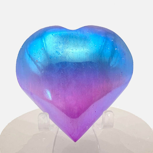 Aura Selenite Heart #1