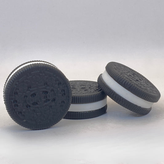 Black Obsidian & White Jade Oreo Cookie