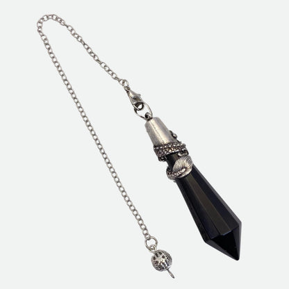 Black Obsidian Dragon Pendulum - Large