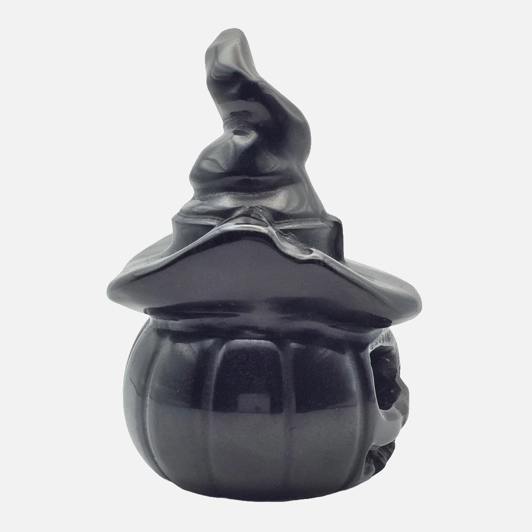 Black Obsidian Pumpkin - Large