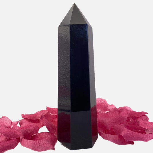 Black Obsidian Tower - 17cm