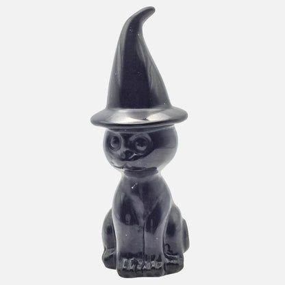 Black Obsidian Witch Cat #1