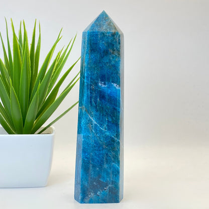 High Quality Apatite Tower - 16.6cm