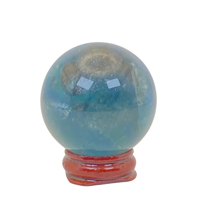 High-Grade Blue Fluorite Sphere