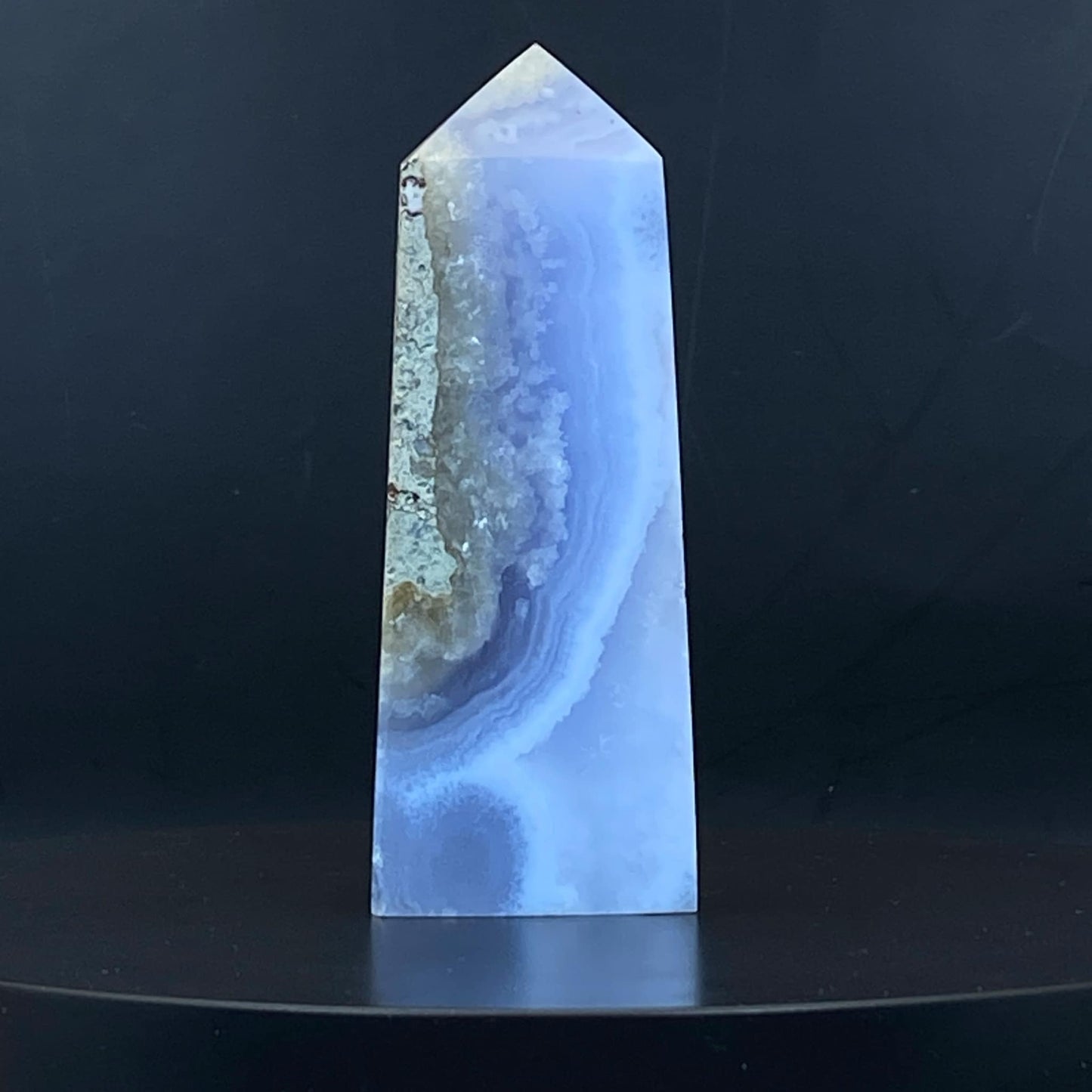 Blue Lace Agate Point #13