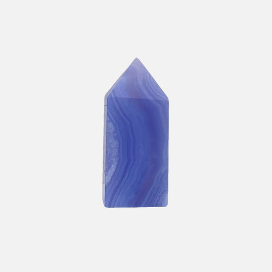 High-Grade Blue Lace Agate Point #2 - Small