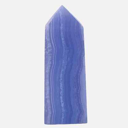 High-Grade Blue Lace Agate Point #1