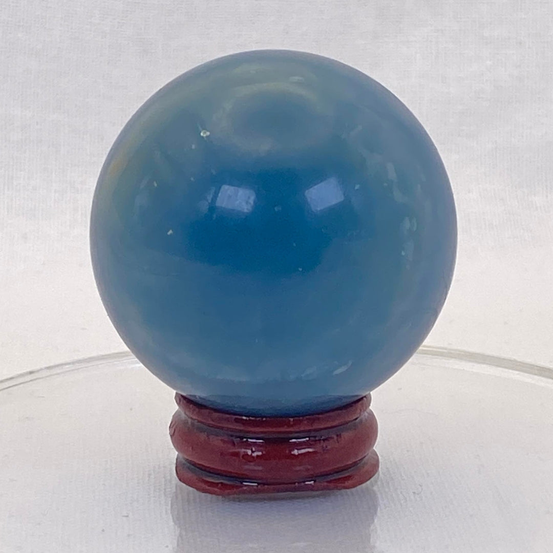 Blue Banded Calcite Sphere #4