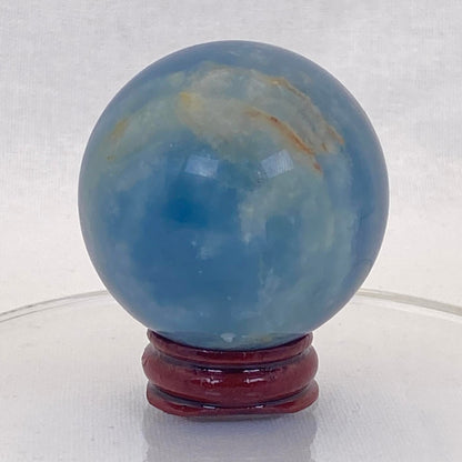 Blue Banded Calcite Sphere #4