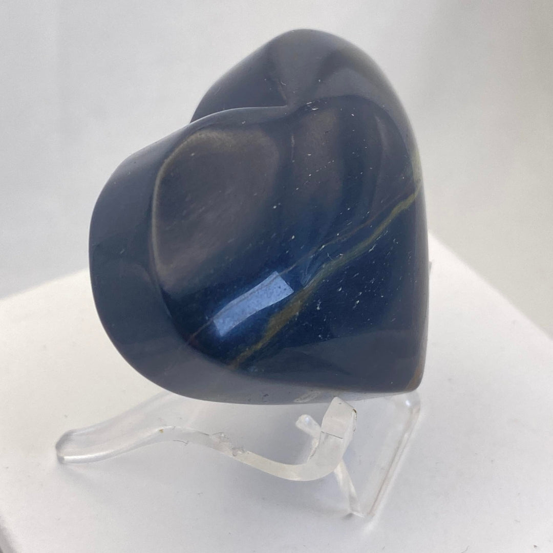 Blue Tiger's Eye Heart - Small