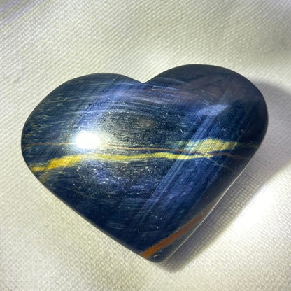 Blue Tiger's Eye Heart - Small