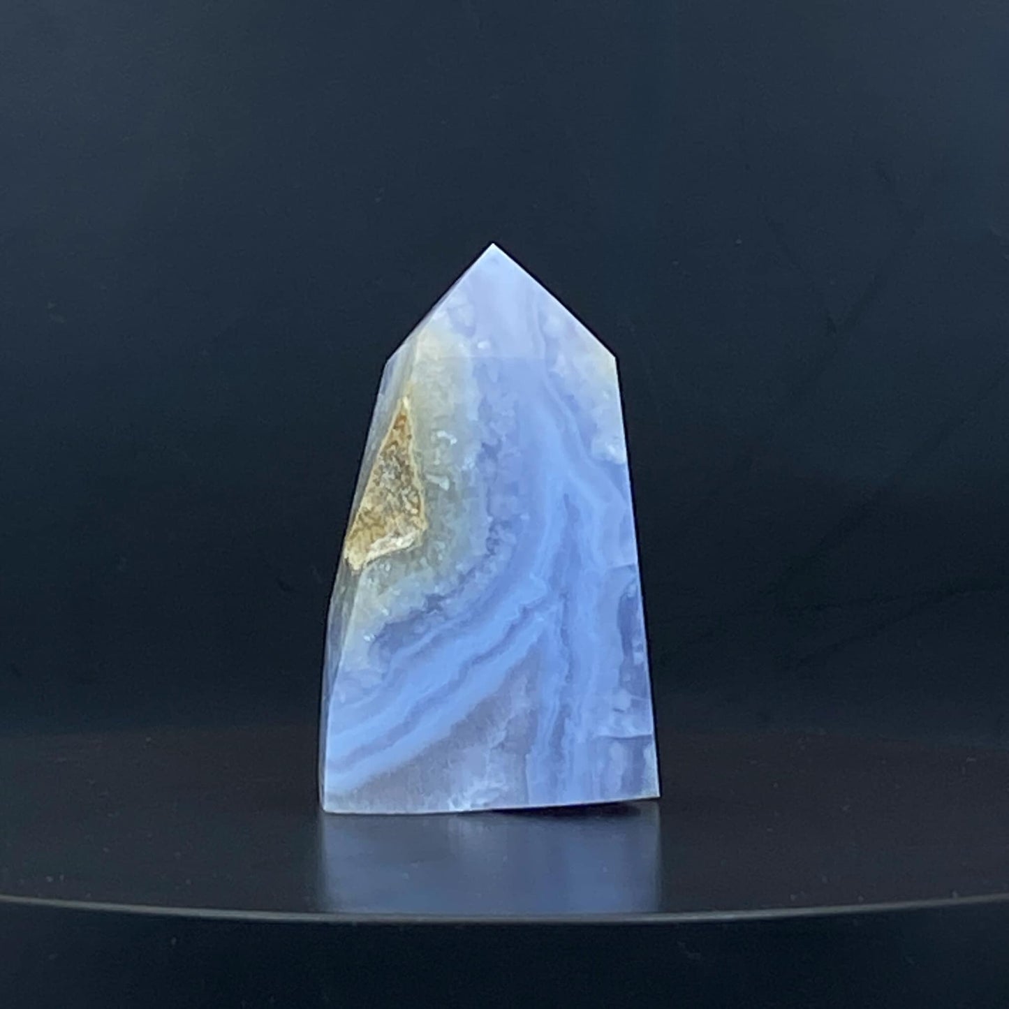 Blue Lace Agate Point #9