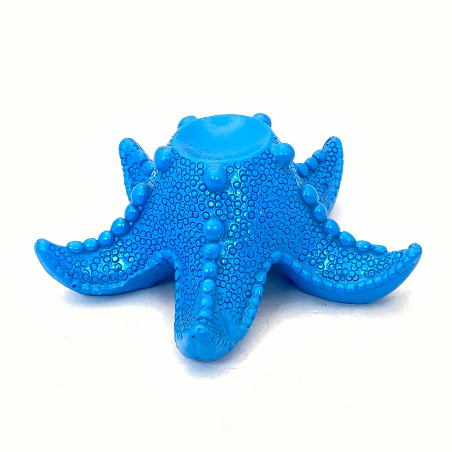 Blue Shimmer Starfish Sphere Stand