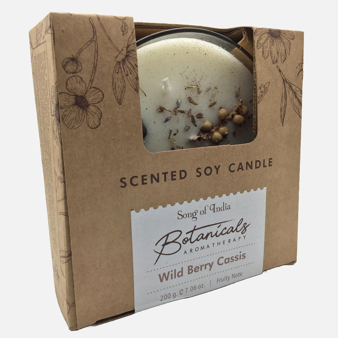 Botanicals Aromatherapy Candle - Wild Berry Cassis