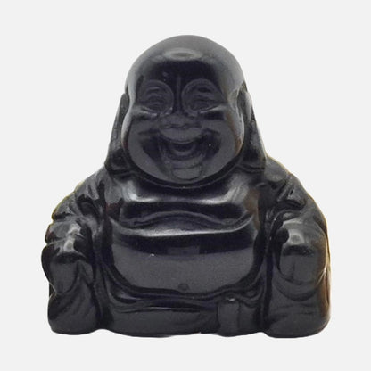 Black Obsidian Buddha - Small