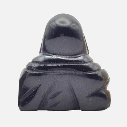 Black Obsidian Buddha - Small