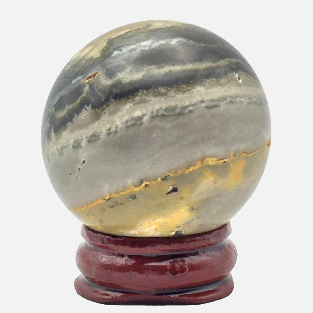 Bumblebee Jasper Sphere #1