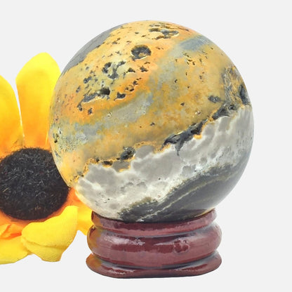 Bumblebee Jasper Sphere #2