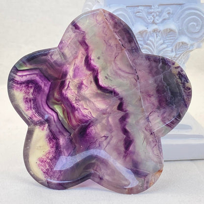 Candy Fluorite Flower Bowl