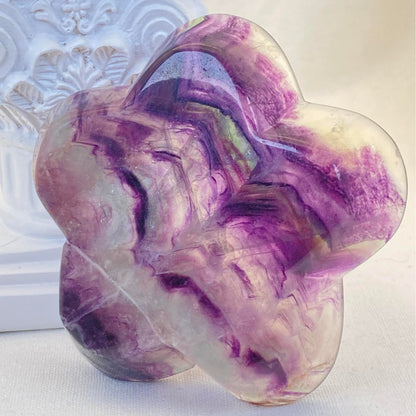 Candy Fluorite Flower Bowl