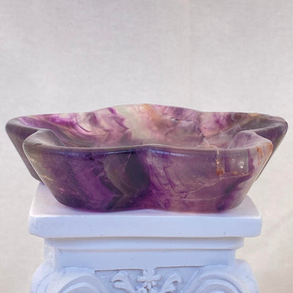 Candy Fluorite Flower Bowl