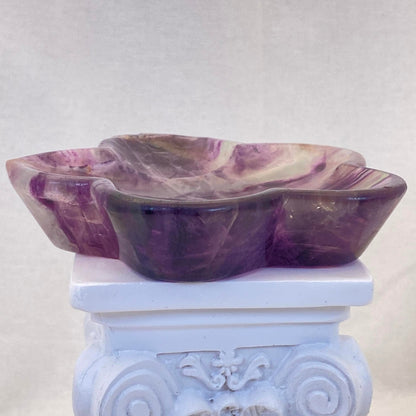 Candy Fluorite Flower Bowl