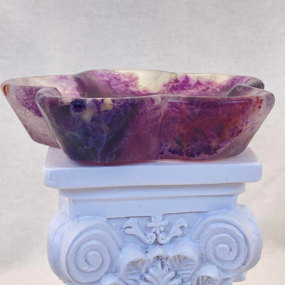 Candy Fluorite Flower Bowl