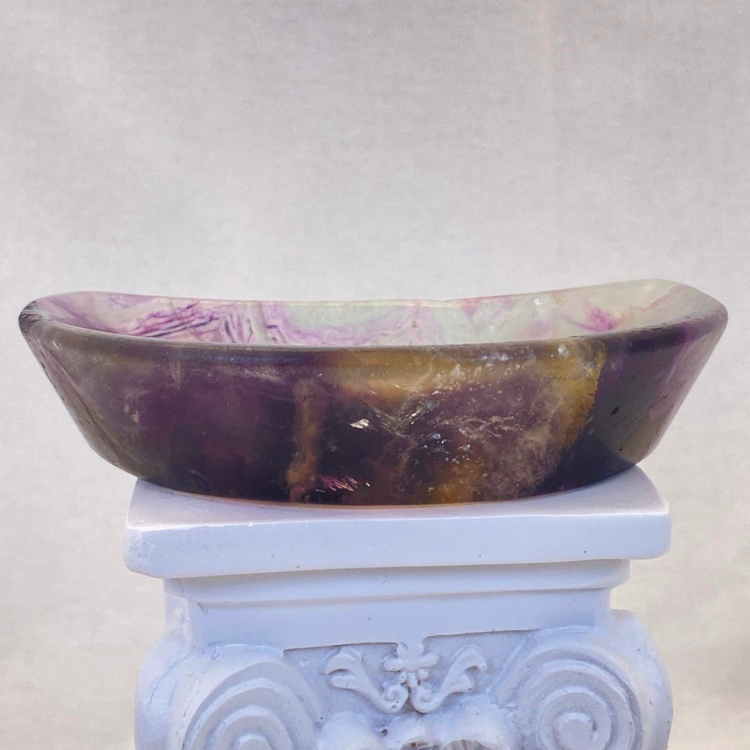 Candy Fluorite Moon Bowl