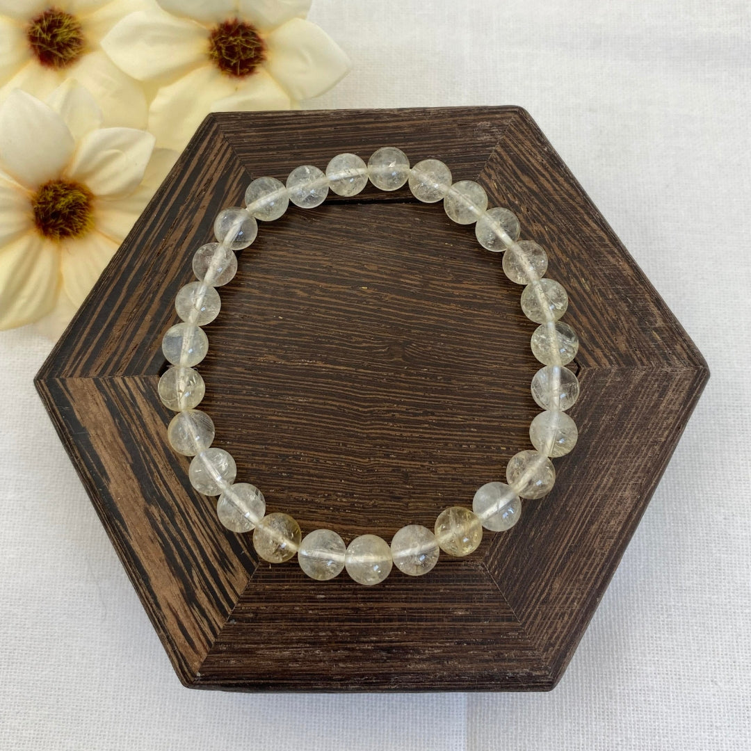 8mm Citrine Stretch Bracelet - Standard & Relaxed-Fit