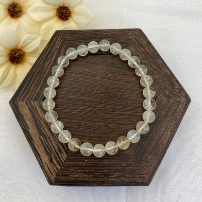 8mm Citrine Stretch Bracelet - Standard & Relaxed-Fit