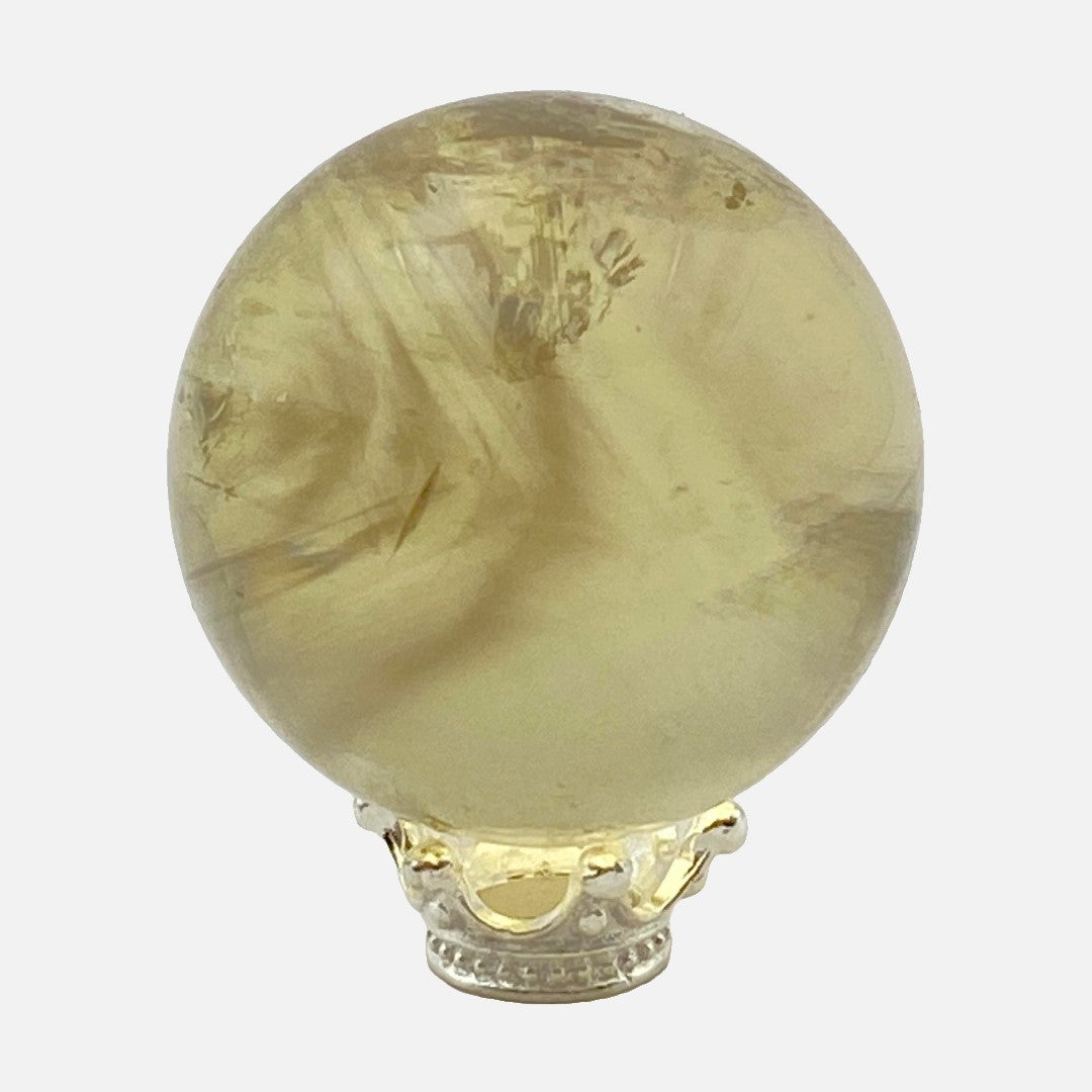 High-Grade Citrine Phantom Sphere #2 - Small