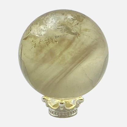 High-Grade Citrine Phantom Sphere #2 - Small