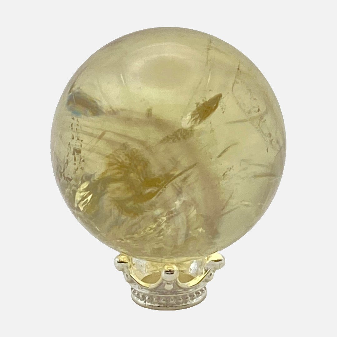 High-Grade Citrine Phantom Sphere #2 - Small