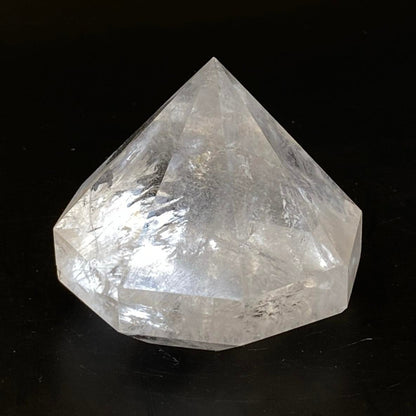 Clear Quartz Diamond with FREE Stand!