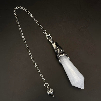 Clear Quartz Dragon Pendulum #1 - Large