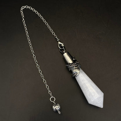 Clear Quartz Dragon Pendulum #1 - Large