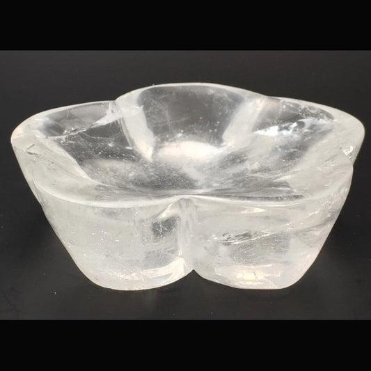 Clear Quartz Flower Trinket Bowl