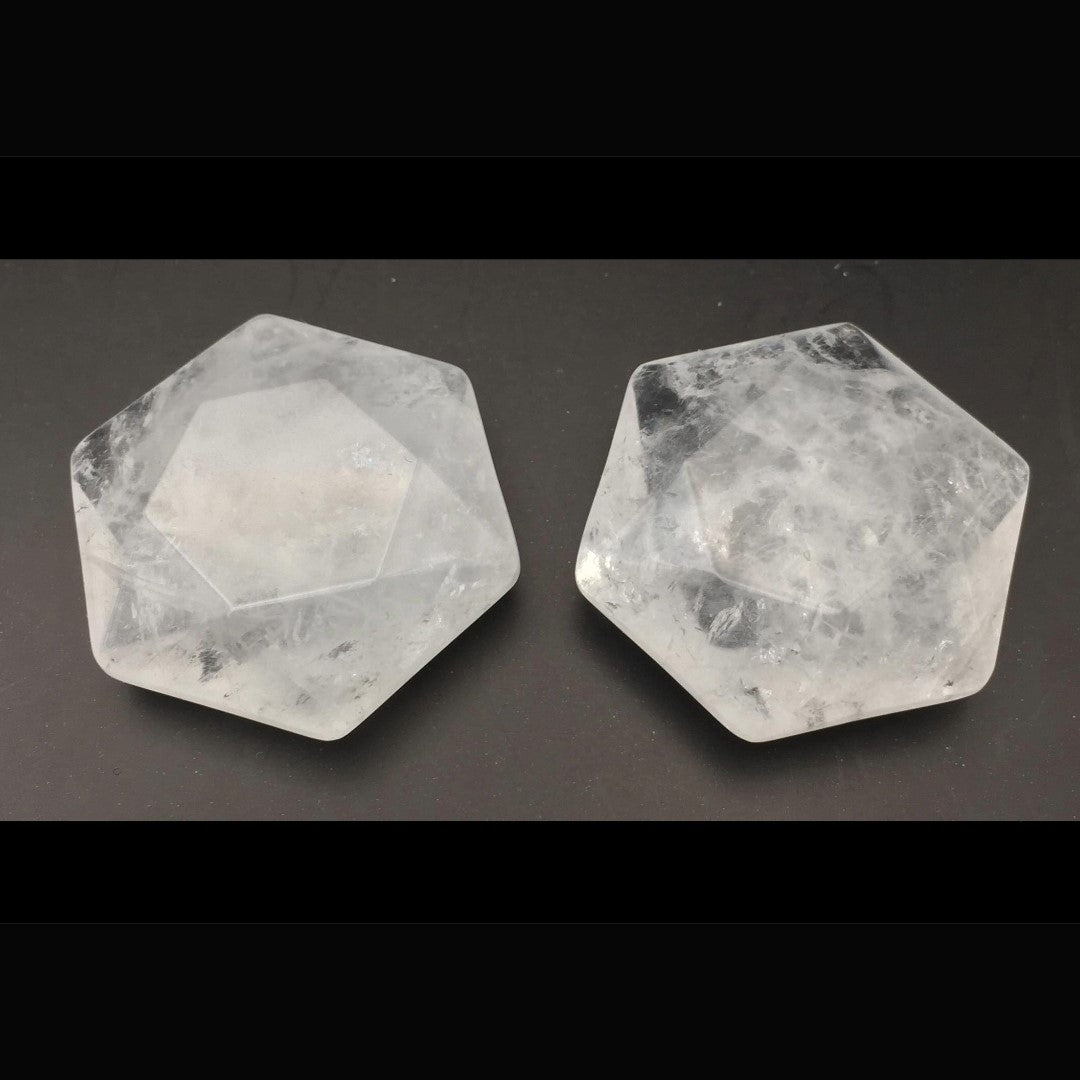 Clear Quartz Hexagon