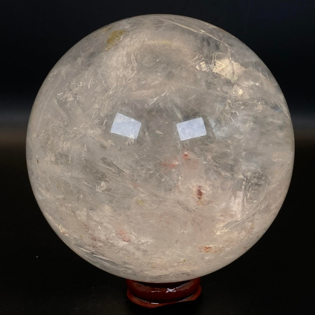 Large Clear Quartz Sphere #4 with FREE Stand!