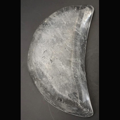 Clear Quartz Moon Trinket Bowl #1