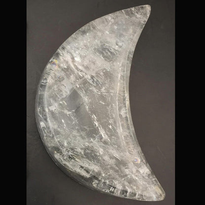 Clear Quartz Moon Trinket Bowl #2